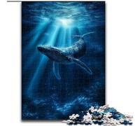 Magical Whale Jigsaw Puzzles for Adults 1000 Jigsaws, Educational Games Home Decoration Birthday Present, Gifts, Wall Art (50x75cm)