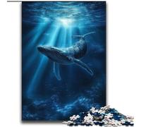 Magical Whale Jigsaw Puzzles for Adults 2000 Piece Puzzle, Educational Games Home Decoration Suitable for Desktop Decoration (70x100cm)