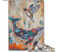 Magical Whale Jigsaw Puzzles for Adults Teenagers Jigsaws Puzzle, Family Game Stress Reliever Difficult Challenge Gifts for Friends And Family (70x100cm)