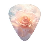 Magical White Roses Printed guitar picks - three thicknesses: thin, medium and thick, suitable for electric guitar, bass and ukulele.