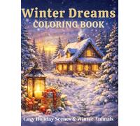 Magical Winter Mandala Coloring Book • 50 Cozy Holiday Scenes, Animals & Snowy Designs: Relaxing Hand-Drawn Winter Animals, Christmas Mandalas & Cozy ... (Cozy Christmas Coloring Collection)