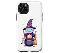 Magical Witch Axolotl | Cute Kawaii Halloween Cauldron Art Case for iPhone 11 Pro