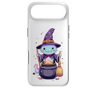 Magical Witch Axolotl | Cute Kawaii Halloween Cauldron Art Case for iPhone Air