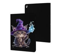 Magical Witch Cat Fantasy Kitten Case Compatible for ipad Pro/2016 ipad Pro (9.7in) Tablet Cases Stand Protective Cover with Sleep/Wake