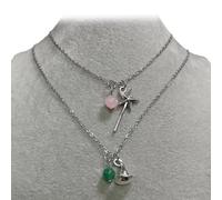Magical Witch Hat With Wand Easter Necklace Stylish Accessory For Fantasy Themed Event And Role Playing Enthusiasts Halloween Costume Necklace