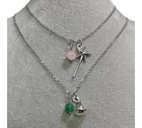 Magical Witch Hat With Wand Easter Necklace Stylish Accessory For Fantasy Themed Event And Role Playing Enthusiasts Enchanting Witch Hat Pendant