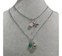 Magical Witch Hat With Wand Easter Necklace Stylish Accessory For Fantasy Themed Event And Role Playing Enthusiasts Enchanting Witch Hat Pendant