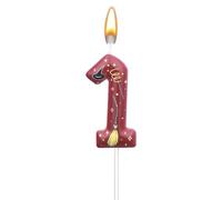 Magical Wizard Birthday Candle, Magic Theme Birthday Number Candle Cake Topper Decorations Magical Wizard Party Supplies for Boys Girls Party Favors (1)
