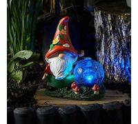 Pflanzen-Kölle Garden Ornament Smart Solar Woodland Wizard Crackle-Glove LED 20.5 cm