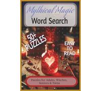 Magical Word Search Puzzle Book: Word Searches with Easy-to-Read Print about Magic, Witches, Wizards, Magicians and More | 6X9 inches, 110 Pages | 50+ ... … Gift for Vacations, Holidays and Free Times