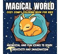 Magical World Cozy Comfy Coloring Book for Kids Whimsical and Fun Scenes to Spark Creativity and Imagination: Enchanting Fantasy Landscapes, Cute ... Scenes for Kids Ages 4-8 to Color and Enjoy