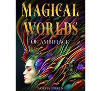 Magical Worlds of Ambiflage: Discover The Magical World of Tiny Houses, Creatures, and Flowers - Original Artworks, Coloring Pages and Inspiring Stories