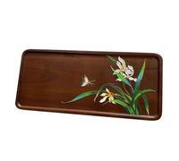 Magicaldiy DIY Filigree Enamel Painting, DIY Cloisonne Kit, Decor Your Own Wood Tray, Home Decorative Tray, Pre-Drawn Painting for Adults (Orchid)