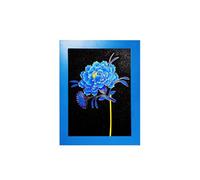 Magicaldiy Filigree Cloisonne Enamel Painting Kit - DIY Blue Peony Home Decoration, Starter Kit for Adults, 7 Inch