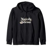 "Magically Delicious Irish Elf Unicorn Humor Gift" Zip Hoodie