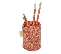 Magicamente Carta Desk Kit, Consisting of Object Holder, Ball Pen, 2 Pencils Decorated with Rubber, Storage Box Made of High Quality Washable Paper 120 g/m2, Made in Italy, Durable, Restistent.