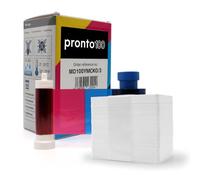 Magicard Pronto100 MD100YMCKO/3 Printer Ribbon Bundle, 100 Prints with 100 Blank Cards