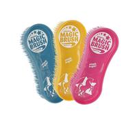 Magicbrush Horse Brush (Pack Of 3) Pink/yellow/blue (One Size)