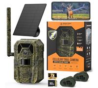 MagicEagle 4G 2K Cell Trail Camera, Audible Video, 0.3s, 940nm Trigger, No Glare, Night Vision, Infrared, Hunting Essentials, IP66, Instant Use with Memory