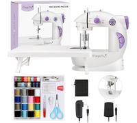 Magicfly Mini Sewing Machine for Beginner, Dual Speed Portable Sewing Machine with Extension Table, Light, Sewing Kit for Household, Travel