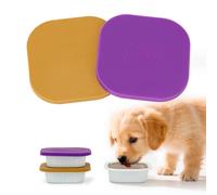 Magicfour Dog Food Can Cover Lid for Cesar, 3 Pcs Silicon Can Sealer Saver Top Cap for Small Dog Pet