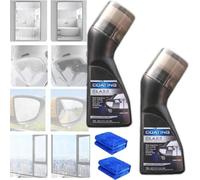 MagicGem Coating Glass, Micro-Molecular Anti-Fog Coating Agent Wiper, Magic Gem Anti-Fog Coating, Anti Fog For Car Windshield, for Windshield, Helmet, Glasses, Vehicles Windows (1, 2Set)