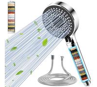 Magichome 5 Modes Shower Head High Pressure (Black 20-Layer Filter Shower Head and Hose)