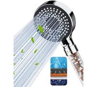 Magichome Filter Shower Head - Removes Chlorine & Softens Hard Water, High Pressure 5-Mode Settings + Extra Replaceable Filters - for Healthier Skin & Hair