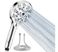 Magichome High Pressure 10 Modes Shower Head with 1.5m Hose, Premium Chrome-Plated Powerful Shower Head for Bathroom