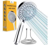 Magichome Large Powerful Shower Head with 1.5M Hose & 5 Spray Modes