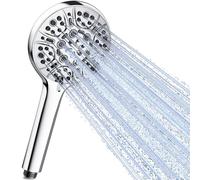 Magichome Pro High Pressure Shower Head with 9 Spray Modes, Bathroom Large Powerful Chrome Showerhead for Low Water Pressure