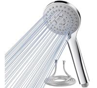 Magichome Shower Head and 1.5m Hose, 5 Spray Modes High Pressure Shower Heads, Handheld Showerhead for Low Water Pressure