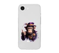 Magician Monkey Printed Phone Case Slim Cute Cellphone Protective Cover Unisex Compatible with 16/16 Plus/16 Pro/16 Pro Max/16 E