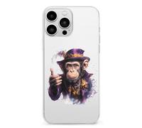 Magician Monkey Printed Phone Case Slim Cute Cellphone Protective Cover Unisex Compatible with iPhone 13/13 Mini/13 Pro/13 Pro Max