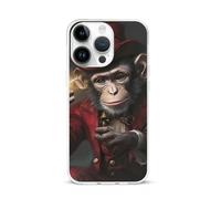 Magician Monkey TPU Cell Phone Case Compatible with iPhone 15/15 Plus/15 Pro/15 Pro Max Soft Protective Shell