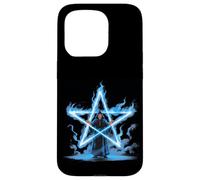 Magician Pentagram Magick Flaming Star Case for iPhone 15 Pro