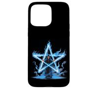 Magician Pentagram Magick Flaming Star Case for iPhone 15 Pro Max