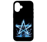 Magician Pentagram Magick Flaming Star Case for iPhone 16