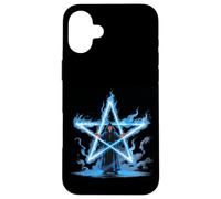 Magician Pentagram Magick Flaming Star Case for iPhone 16 Plus