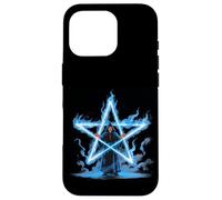 Magician Pentagram Magick Flaming Star Case for iPhone 16 Pro
