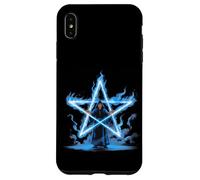 Magician Pentagram Magick Flaming Star Case for iPhone XS Max