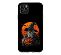 Magician Pumpkin Halloween Creepy Scary Halloween Wizard Case for iPhone 11 Pro Max