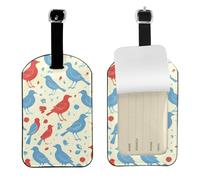 Magician Rabbit Print Bag Tags Stylish Luggage Tag 4.3 x 2.76 Inch Essential Travel Accessory Suitcases