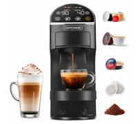 Magician2 Coffee Pod Machine 5-in-1 for Nespresso, Dolce Gusto, A Modo Mio | ESE, Ground Coffee | 20 Bars, 1.2L, Touchscreen, Pre-Infusion, Auto-Lock, BPA-free, Espresso Coffee Machine for Home & Office