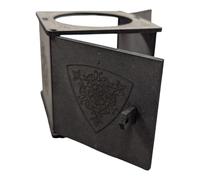 Magician's Secret Compartment Box - Black MDF Wood - production box for Magic Tricks & Illusions - DIY flat packed pre Laser cut kit.