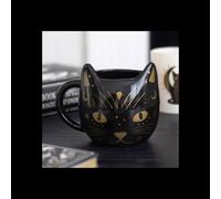 Magick Black Cat Face Mug 390Ml Coffee Tea Hot Chocolate