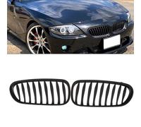 MAGICKIT E85 Front Grille for BMW Z4 Series E85 E86 2003-2008 Matte Black Kidney Grilles Single Slat Radiator Grill