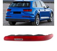 MAGICKIT Right Tail lights Assembly for Audi Q7 2016-2021 4M0945096 with 4 Bulbs Car Rear Bumper Light Fog Lamp