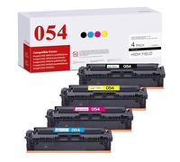 magiclocci 054 Toner Cartridge Replacement for Canon 054H CRG-054 for Color imageCLASS MF644Cdw MF642Cdw LBP622Cdw MF641Cw Printer|4-Pack (BK/C/M/Y)
