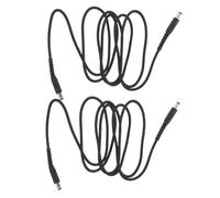 MAGICLULU 1.52m Electric Nail Drill Power Cord Black Woven Cable for Nail Machine Handpiece Portable Manicure Polisher Connection Wire Cord for Salon and Home